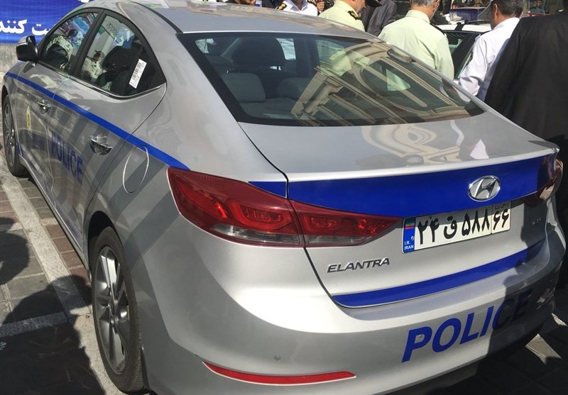  ماشین های پلیس ایران با خودروهای هیوندای جدید نوسازی شد 
