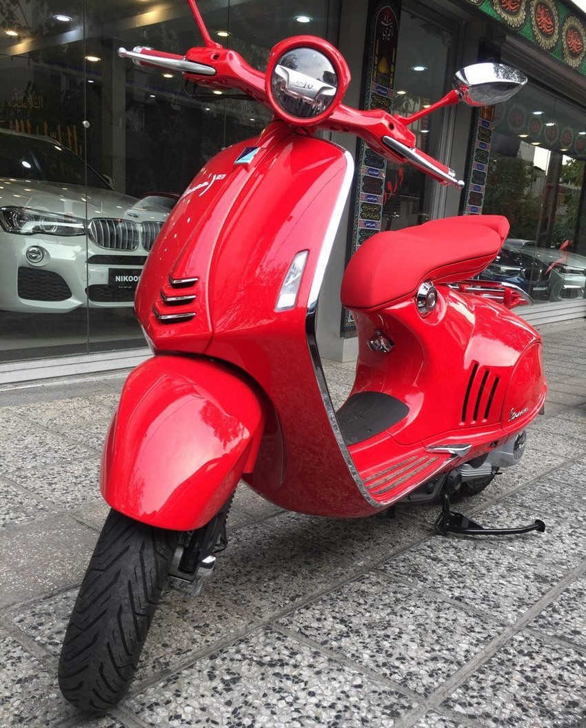  آشنایی با موتورسیکلت 200 میلیونی وسپا در ایران + عکس 