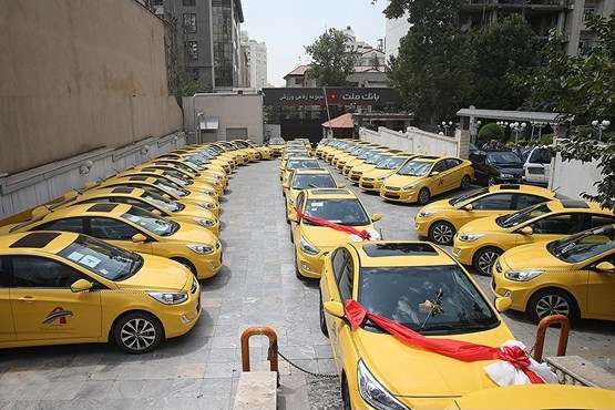  هیوندای اکسنت در ناوگان تاکسی رانی تهران 